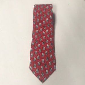 Vineyard Vines Sailboat Christmas Tie